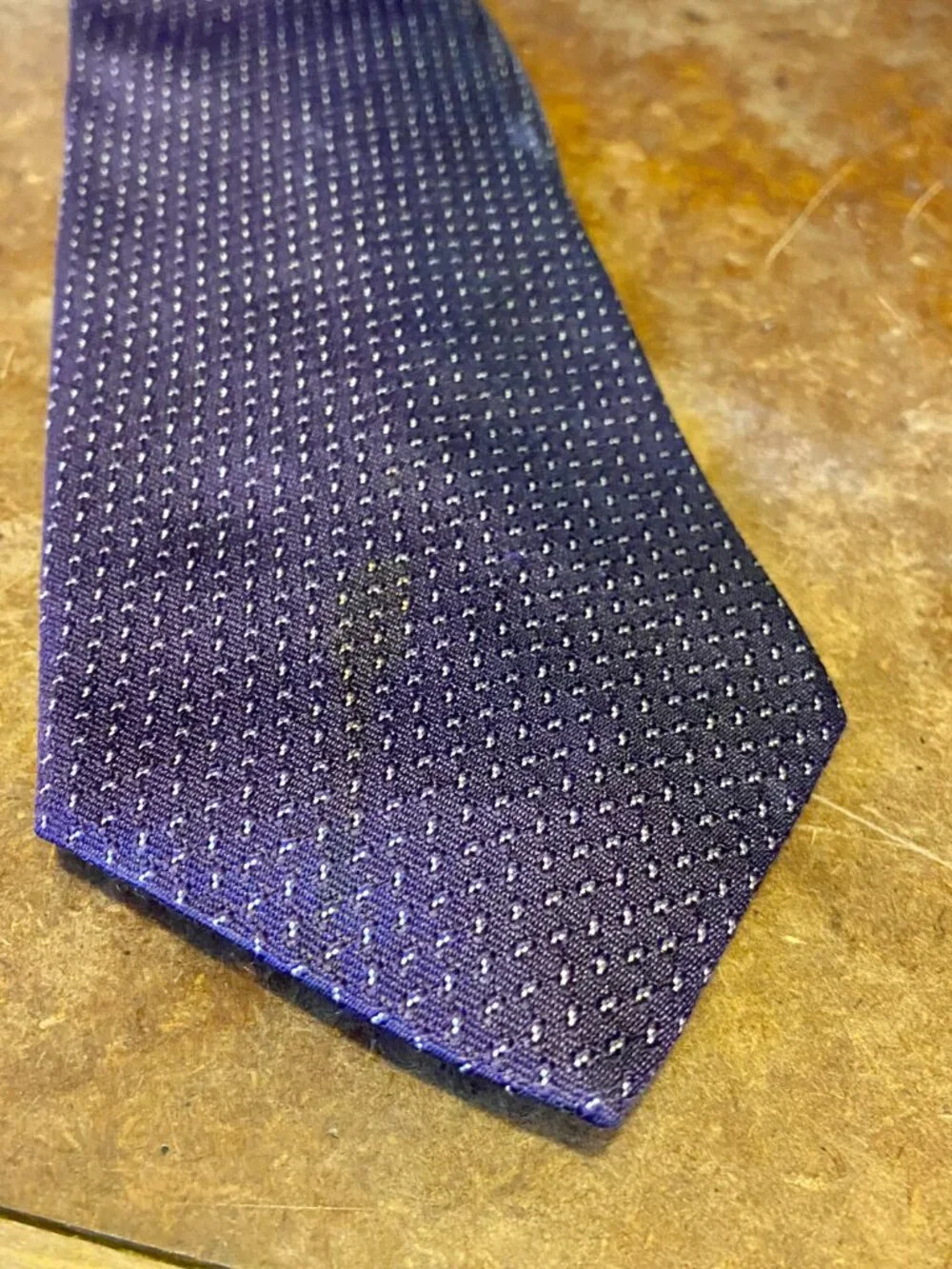 Polo Ralph Lauren Purple Necktie Tie 100% Silk Made in USA